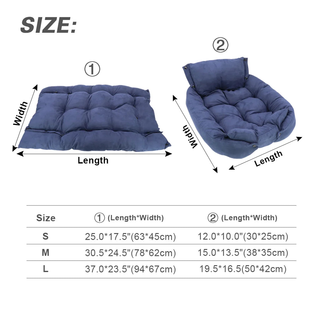Multifunction 3-in-1 Dog & Cat Bed Mat