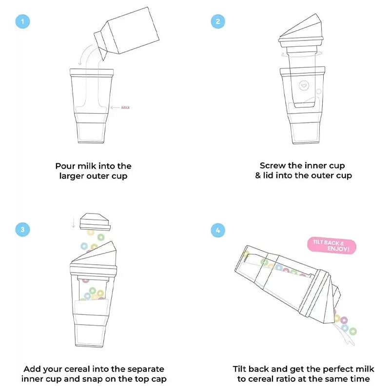 2-in-1 Portable Breakfast Cup
