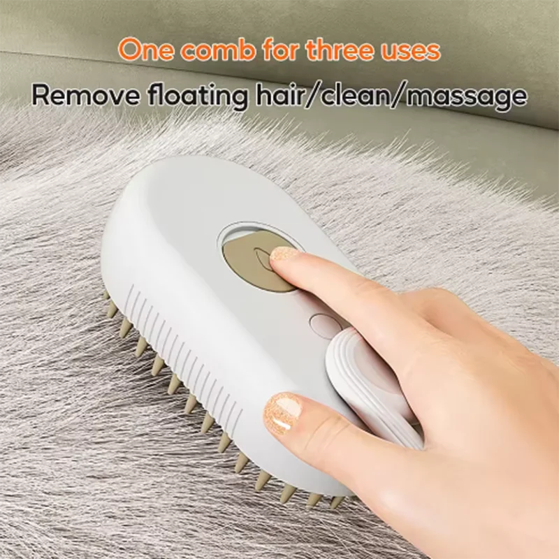 Hot Cat Dog Pet Spray Massage Brush