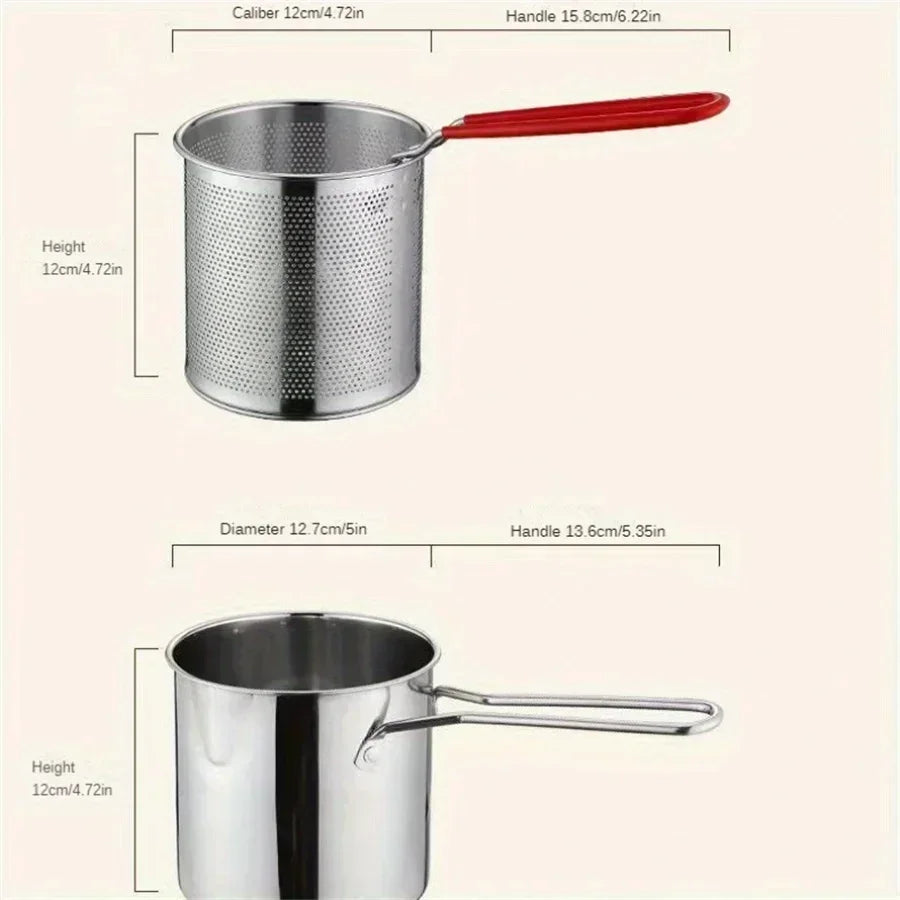 Stainless Steel Fryer Pot