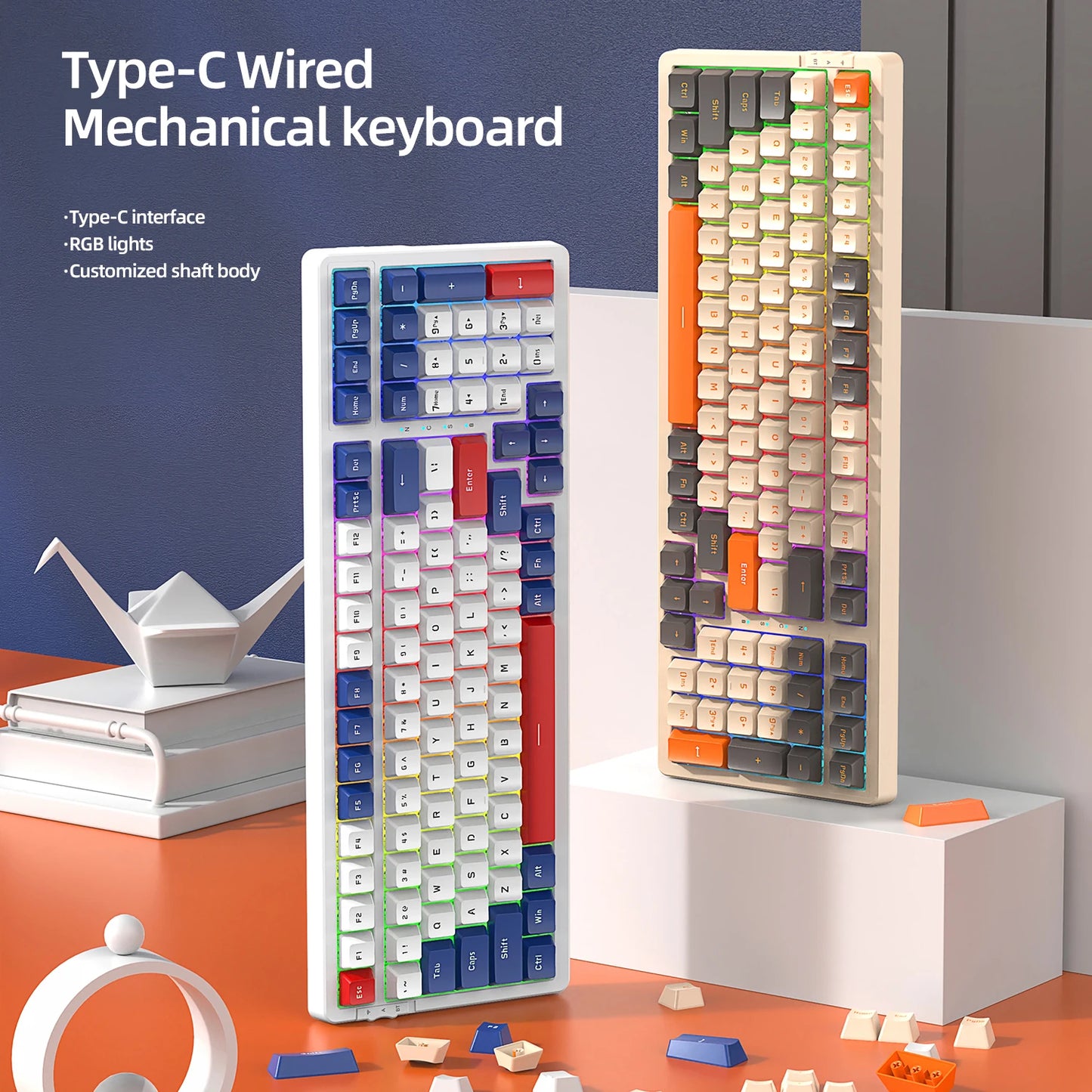 Attack Shark K98 Wired Mechanical Keyboard