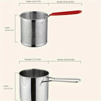 Stainless Steel Fryer Pot