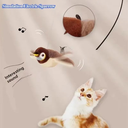 Interactive Electric Cat Bird Toy